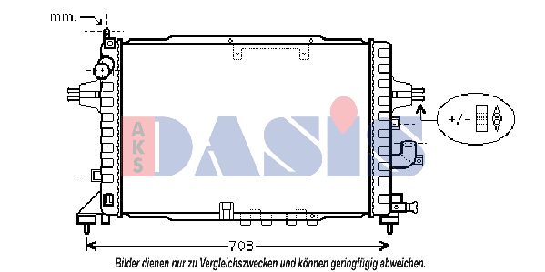 AKS DASIS Radiators, Motora dzesēšanas sistēma 150064N
